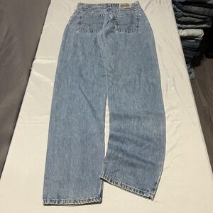 Levis SilverTab Relaxed Jeans Mens 30x34 Blue Light Wash Straight Denim Casual